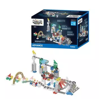 GakkenGakken New Block Rolling Cue Standard Set [Премия Japan Toy Awards 2023 за выдающиеся достижения в категории «Образовательные игрушки»] (Целевой возраст: 4 года и старше)