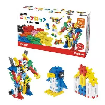 ГаккенГаккен Новый блок Кихон 100 (Целевой возраст: 2 года и старше) 83721 разноцветный