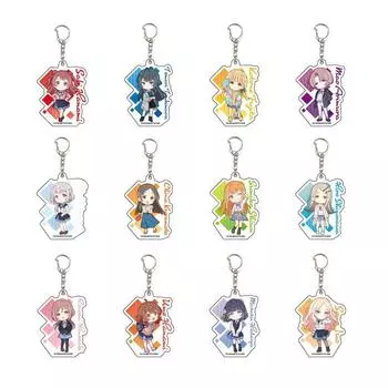 Gakuen Idolmaster 02 Акриловый брелок 12 шт. КОРОБКА