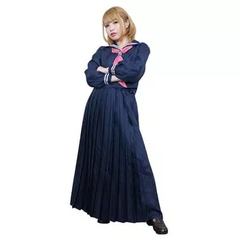 Gakuran Косплей Костюм Янки Sukeban Ronska Матросская форма 3 предмета Будьте популярны с этим Пожалуйста, используйте его на вечеринках и мероприятиях Розовый 91102711 [Космос