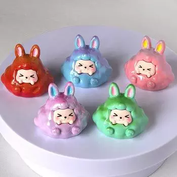 Гальванический градиент Тата Кики Мини Фигурка Настольный Милый Мультфильм Декоративный Орнамент Аксессуары Из Смолы белый