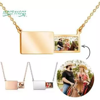 Гальваническое ожерелье с яркой отделкой - антикоррозийная легкая подвеска-конверт для аксессуаров для одежды серебряный