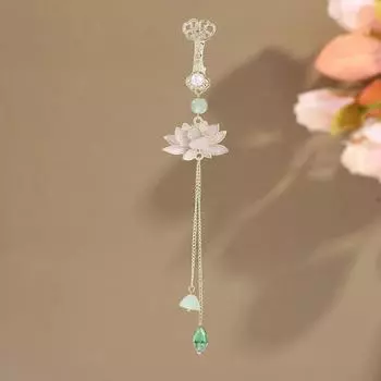 Гальваническое покрытие брошь в китайском стиле цинковый сплав ретро-брошь в виде лотоса аксессуары ханьфу style 7