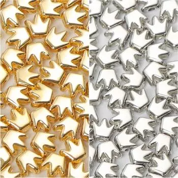 Гальванизированные бусины-разделители CCB Crown для самостоятельного изготовления ювелирных изделий KC, pack of 200