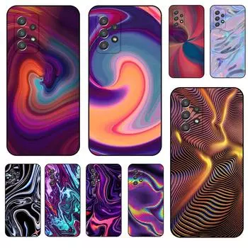 Galaxy A52 4G 5G сексуальный неоновый черный силиконовый чехол Prime 3D бампер аксессуары чехлы кожный чехол Samsung Galaxy A52 Galaxy A52 4G