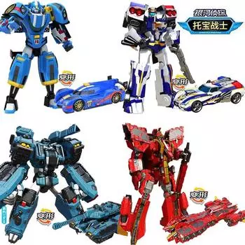 Galaxy Detectives Tobot Transformation Toys Корейский мультфильм Аниме Tobot Deformation Car Самолет Фигурка Модель Детские подарки
