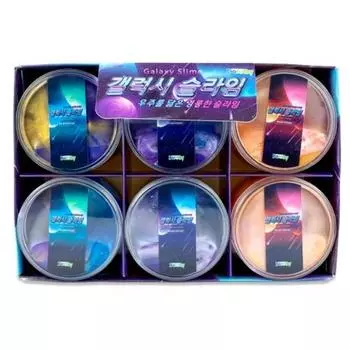 Galaxy Slime 6 упаковок популярных корейских игрушек