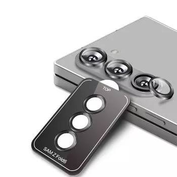 Galaxy Z Fold 6 пленка для камеры сплав закаленная защитная пленка для камеры Galaxy Z Fold 6 защитный чехол для объектива ударопрочный независимый тип передержка чёрный