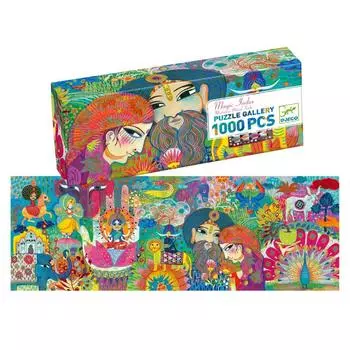 Галерея Головоломка Magic India 1000 Пазл Индия 1000 Деталей Развивающая Игрушка Стильный Арт Подарок [DJECO - Pieces] (DJ07649)