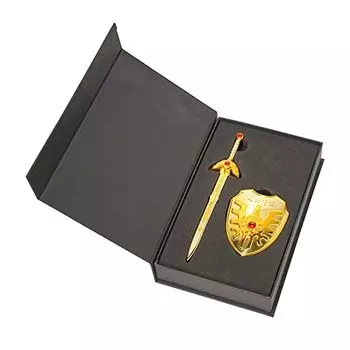 Галерея металлических предметов SQUARE ENIX Dragon Quest Специальный Sword Shield Quest 35-я годовщина Loto s & Loto s ~Dragon Version~