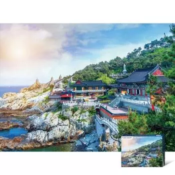 Галерея пазлов Busan Haedong Yonggungsa Jigsaw Puzzle, популярные корейские головоломки