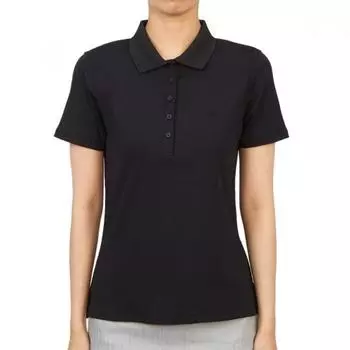 Galleria G Fore Golfwear Женская футболка с коротким рукавом и воротником G4lS23k135 Onyx XS