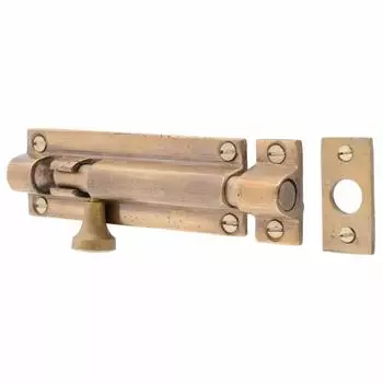 GALLUP Slide Bolt Simple Lock латунный антикварный дверной ключ с винтами 7505-31 (Золото) золотой