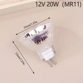 Галогенная лампа переменного/постоянного тока 12 В, лампа-чашка Mr11 Mr16 Gu5.3 Gu10, прожектор высокой яркости