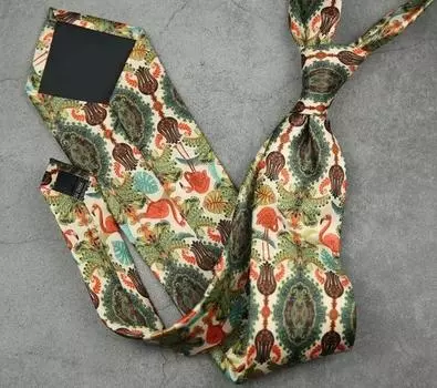 Галстук 8 см с персонализированным принтом, завязанный вручную One Size