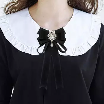 Галстук-бабочка для женщин, брошь, булавка, галстук-бабочка, аксессуары для одежды, формальные однотонные классические женские туфли для девочек темно-красного