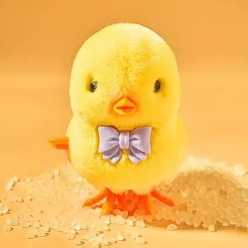 Галстук-бабочка плюшевая цыпленок заводная игрушка шляпа заводная цыпленок игрушка милые подарки yellow-bow tie