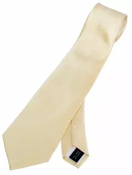 Галстук Деловой Шелковый Сделано в Японии Нисидзин Ори [ТАВАРАТ] 100% (Шампанское Золото-Елочка)