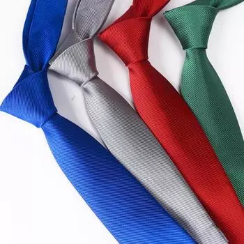 Галстук из тканого полиэстера, регулируемые карманные платки, мужской галстук в стиле ретро, аксессуары для костюма красный