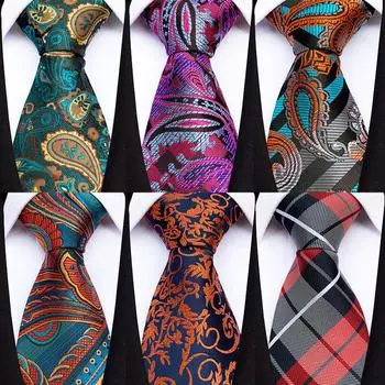 Галстук мужской из полиэстера и жаккарда, свадебный галстук для шафера