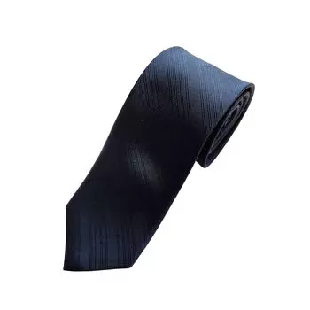 Галстук NEKADO Kyoto Nishijin Textile Original Both Falls Slim Cut Long Type [NEKADO], в полоску, темно-синий, Характеристики,
