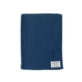Gamagori towel gauze bath approximately 45 x 120 cm six-ply towel, (navy)