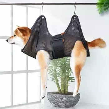 Гамак для домашних животных, крепежная лента с вентиляционным отверстием, сильный подшипник, гамак для обрезки щенка и котенка, помощник для домашних животных S