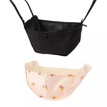 Гамак для хранения на сиденье автомобиля, дорожная сумка для хранения на пассажирском сиденье, вместительная, многоразовая, износостойкая ткань Оксфорд, для сиденья автомобиля чёрный