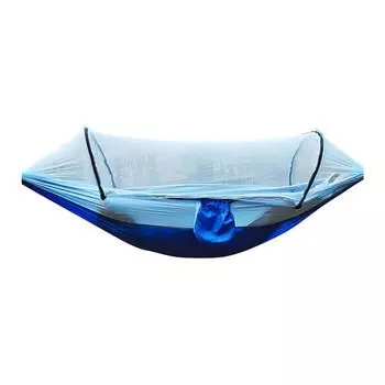Гамак для кемпинга с сеткой 210T Нейлоновая тафта Автоматическая быстрораскладывающаяся палатка-гамак для улицы