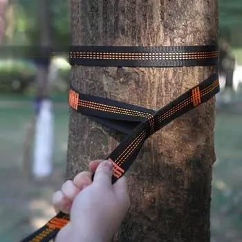 Гамак для кемпинга, специальный ремень, ремень для дерева, высокая несущая способность, качели для йоги, плоский ремень, уличный гамак, веревка с хризантемой, ремень для дерева