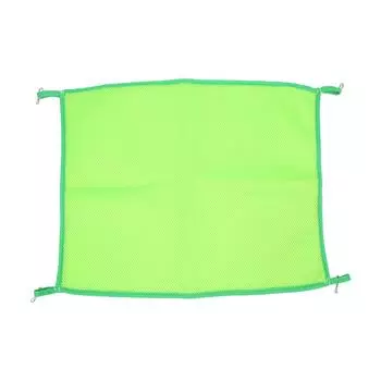 Гамак для клетки для домашних животных, дышащий, прохладный, подвесной, летний, сетчатый, для кошек, морских свинок, хомяков, зеленый, 32x32 см S