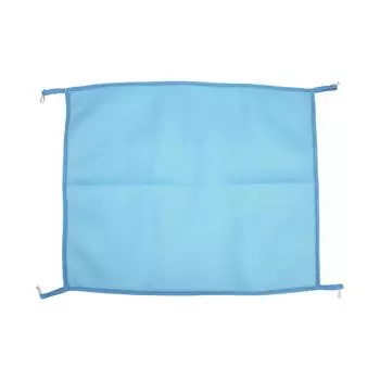 Гамак для клетки для домашних животных, дышащий, прохладный, подвесной, летний, сетчатый, для кошек, морских свинок, хомяков, синий, 49x60 см L