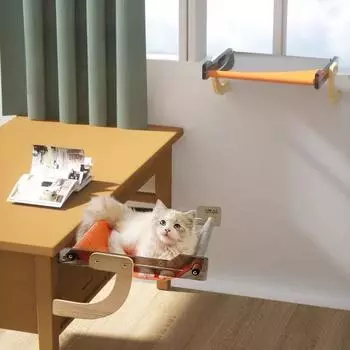 Гамак для кошек, гнездо для кошек, всесезонный, универсальный гамак для домашних животных, подвесная кровать для кошек, подвесная многофункциональная сцена для домашних животных 37*44*18 cm