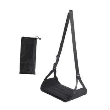 Гамак для ног в самолете, подставка для ног в самолете, аксессуары, высокопроизводительная вешалка для путешествий чёрный