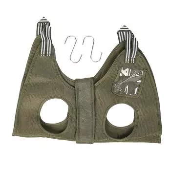 Гамак для ухода за домашними животными, дышащая, прочная шлейка для ухода за домашними животными с крючком и петлей для собак и кошек M XS