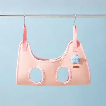 Гамак для ухода за домашними животными с защитой от царапин, устойчивый к укусам, гамак для кошек, сумка для удержания домашних животных, подстригание ногтей M синий