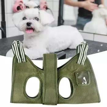 Гамак для ухода за домашними животными Yousheng, хорошая несущая способность, застежка-лента с маленьким карманом, сумка для гамака для собак, аксессуар для домашних животных S зелёный