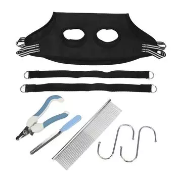 Гамак для ухода за собаками, дышащая утолщенная шлейка для ухода за домашними животными с расческой для стрижки ногтей для кошек B99537 M