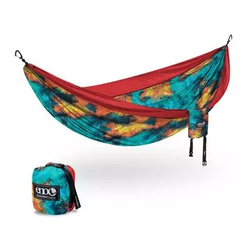 Гамак ENO DoubleNest Hammock на 1-2 человек - легкий, портативный, цвет: красный