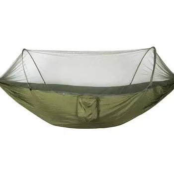 Гамак NUZAMAS 250x120 см, передний гамак, переносной гамак с москитной сеткой, полностью автоматический, быстро открывающийся гамак для пешего туризма и отдыха на природе