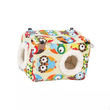 Гамак, птичий домик, спальная кровать, клетка, подвесное гнездо для мелких животных, волнистых попугаев S