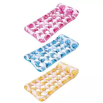 Гамак-реклайнер, кресло, плавающий шезлонг из ПВХ, надувной матрас для летней вечеринки у бассейна розовый