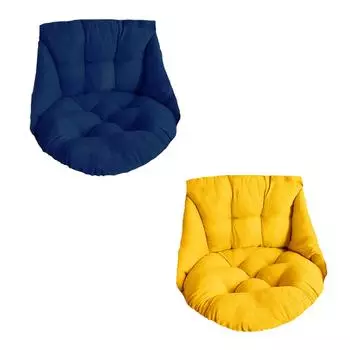 Гамак стул подушка семейный балкон патио кемпинг поездка отдых сад офисы мягкая сменная подушка для сиденья подушка для стула яйцо жёлтый