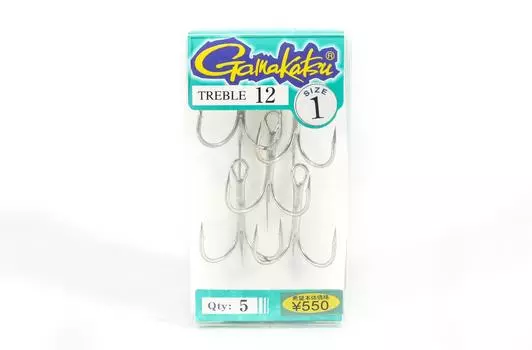 Гамакацу Тройной Крючок Тройник 12 Размер 1 (0340)