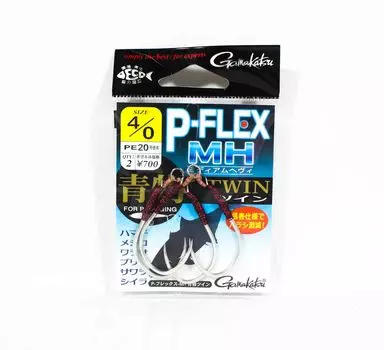 Gamakatsu 42718 P Flex MH Крючки с двойной пробкой, размер 4/0 (3178)