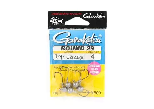Gamakatsu 66194 Jig Head Round 29 2.6 грамм Размер 4,5 В упаковке (0111)