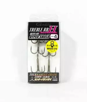 Gamakatsu 67554 Тройной крючок RB H Hyper Shield, размер 4,6 В упаковке (9236)