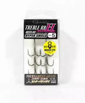 Gamakatsu 67554 Тройной крючок RB H Hyper Shield, размер 5,6 В упаковке (9243)