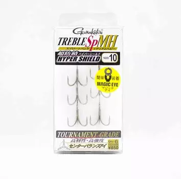 Gamakatsu 67631 Тройной крючок SP MH Hyper Shield, размер 10 (3294)