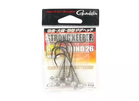 Gamakatsu 68186 Джиг-головка Сильный Хранитель Раунд 26 3.5 грамма Размер 4/0 (1453)